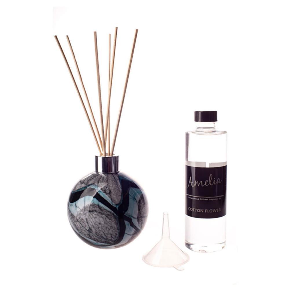 Amelia Art Glass Arctic Storm Reed Diffuser Gift Set  £35.99